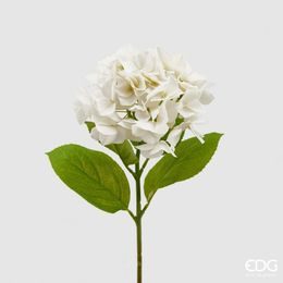 Umělá květina hortenzie bílá 1ks, 50cm