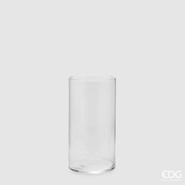 Skleněná váza válec Cilindro, 40x19 cm