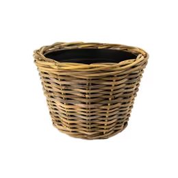 Ratanový obal na květináč Simba s plastovou vložkou, 36x24 cm