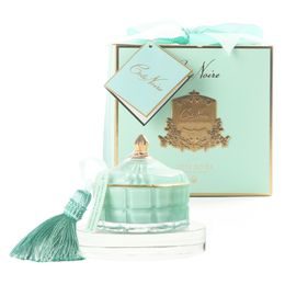 Côte Noire - Art Deco svíčka Tiffany Blue & Gold, Perská limetka