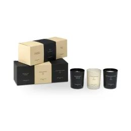 Cereria Molla - Premium dárkový set tří svíček v luxusním balení 210g (BR,BO&L,MC)