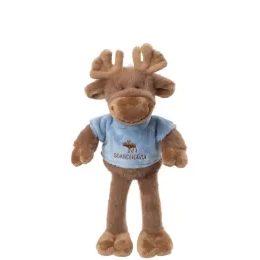 Plyšový sob baby Rune Scandinavia v tričku hnědý, 25 cm