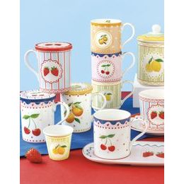 Porcelánový hrnek Fruit Mania 600ml, Easy Life