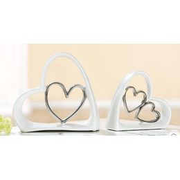 Porcelánová dekorácia ovečka Loving bílá 1ks, 7x25 cm