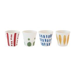 Porcelánová sada hrnků na espresso bez ucha 4ks Caffe Fantasia 60 ml Cirkus, Easy Life