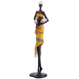 Dekorace figura Afričanka Auma s nádobou, 12x15x61 cm