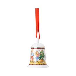 Vánoční porcelánová ozdoba na stromeček Zvonek Christmas Lights 7 cm, Rosenthal