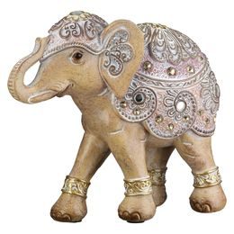 Dekorace figura slon Elody hnědý, 5x15x13 cm