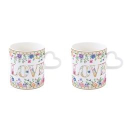 Porcelánová súprava dvoch hrnčekov Mon Amour 320 ml, Easy Life