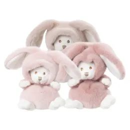 Plyšový medvídek Guardian Angel růžový baby, 18 cm