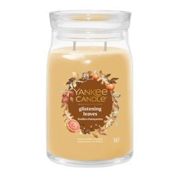 Yankee Candle - Signature vonná svíčka Glistening Leaves, 567g