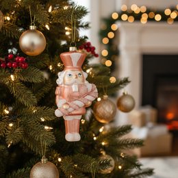 Sada plastových zlatých ozdob 9ks, 8 cm