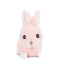 Plyšový zajíček Cuddly Kanina Tulip růžový, 40 cm