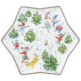 Vánoční velký talíř hvězda na cukroví Vánoční radovánky 2025 Ø 34 cm, Rosenthal