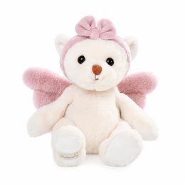 Plyšový medvídek Guardian Angel růžový baby, 18 cm