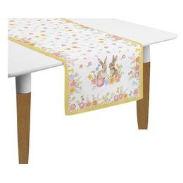 Velikonoční běhoun na stůl žlutý Tres Jolie 140x45 cm, Easy Life