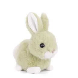 Plyšový zajíček Baby Bunny zelený, 15 cm