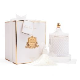 Côte Noire - Large Art Deco svíčka White & Gold, Čaj z květů jasmínu