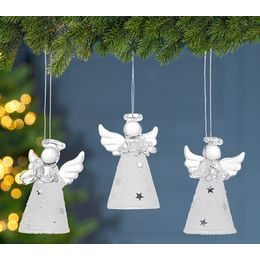 Vánoční figurka anděl se svícnem, 10 cm