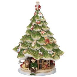 Christmas Toys Memory hrací skříňka/svícen, vánoční stromek s dětmi, 30 cm, Villeroy & Boch