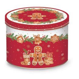 Vánoční porcelánová sada 2 hrnky s konvičkou 500ml Fancy Gingerbread, Easy Life