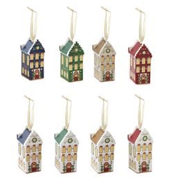Vianočná keramická ozdoba domček vysoký Festival Avenue 1ks, Easy Life