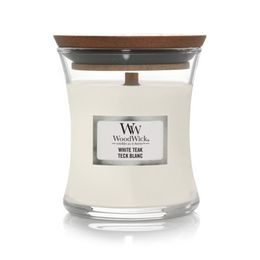 Woodwick -White Teak sviečka, váza malá 85 g