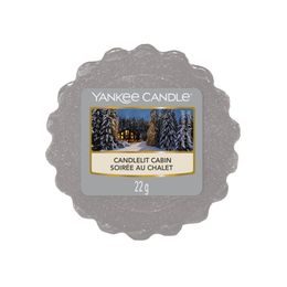 Yankee Candle vonný vosk Candlelit Cabin 22  g