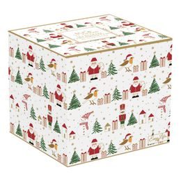 Vianočná sada šálky a podšálky na espresso 2ks Let it Snow 120ml, Easy Life