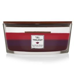 Woodwick Trilogy Sun Ripened Berries, sviečka loď 453.6 g