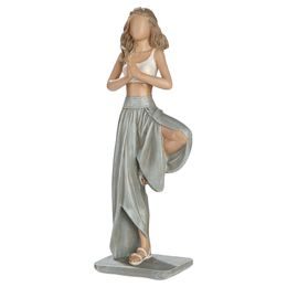 Dekorace figura žena jogínka Hannah, 5,5x9,5x25 cm