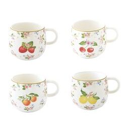 Porcelánový hrnek na čaj/kávu Fancy Fruit 400ml, Easy Life