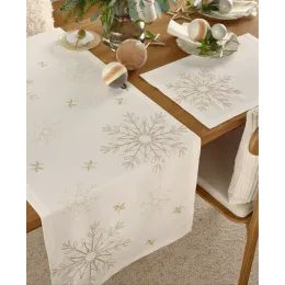 Vianočný pléd Cozy Trees 130 x 170 cm krémový, Sander