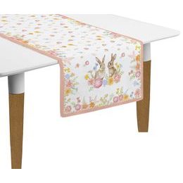 Veľkonočný behúň na stôl ružovýTres Jolie 140x45 cm, Easy Life