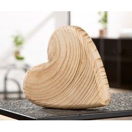 Dekorace dřevěný anděl na podstavci se zlatými křídly, 20x12x64 cm