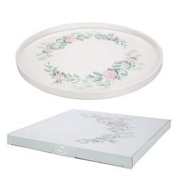 Porcelánová tanier na tortu Botanic Chic, 1,9x26,5 cm