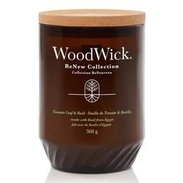 WoodWick - ReNew Tomato Leaf & Basil svíčka velká, 368 g