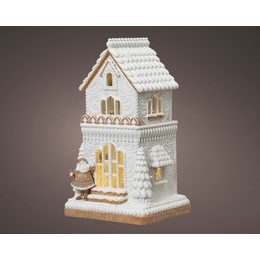 Vánoční dekorace stromeček s hvězdou s LED osvětlením, 4,2x27x30 cm
