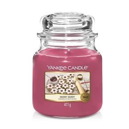 Yankee Candle - Plněná votivní svíčka ve skle Berry Mochi
