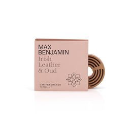 Max Benjamin - Náhradní náplň vůně do auta Irish Leather & Oud