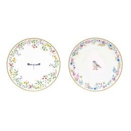 Porcelánová sada talířů 2ks Fancy Garden 16 cm, Easy Life