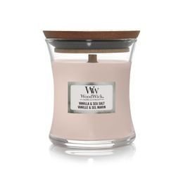 Woodwick Sea Salt & Vanilla sviečka, váza malá 85 g