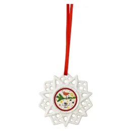 Vánoční ozdoba hvězda s chlapečkem Christmas Lights 7,1 cm, Rosenthal