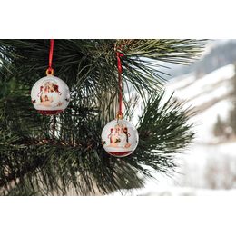 Winter Glow Vánoční ozdoba stromeček na zavěšení 6x6x7,5 cm, Villeroy & Boch