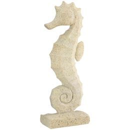Dekorace figura mořský koník přírodní, 3,5x6,5x17,5 cm