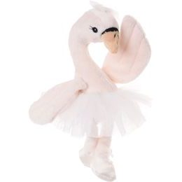 Plyšová labuť baletka Little Odette biela, 15 cm