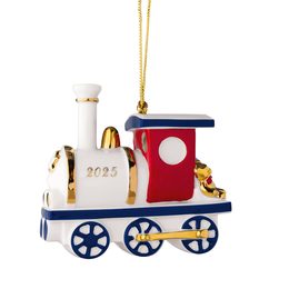 Christmas Classic Vánoční ozdoba lokomotiva 2025, 9,2x4,8x8,4 cm, Villeroy & Boch
