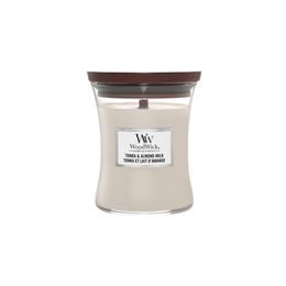 WoodWick - Tonka & Almond Milk, stredná váza 275 g