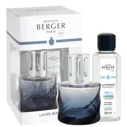 Maison Berger Paris - Darčeková sada: Katalytická lampa Spirale modrá + Vôňa oceánu, 250 ml