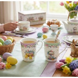 Velikonoční servírovací dělený tác Spring Bloom 25x25cm, Easy Life